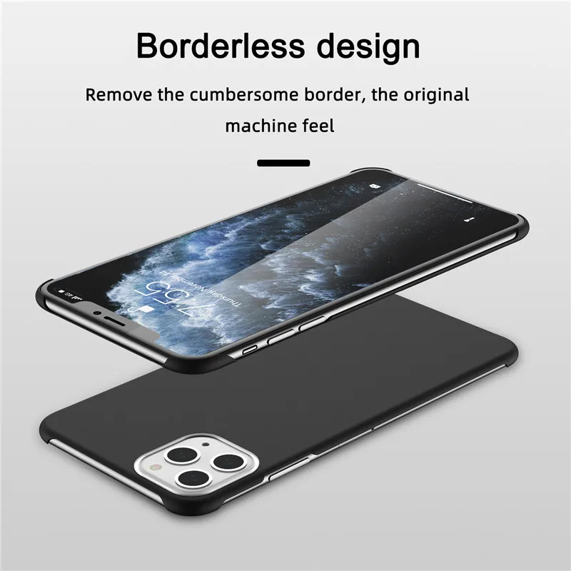 Ультратонкий Противоскользящий чехол USLION для iPhone 11 Pro Max XR XS 8 7 6 6s Plus сплошной цвет
