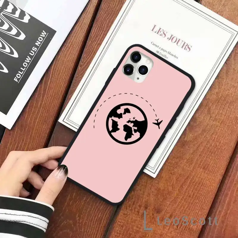 

Aircraft Airplane fly travel cloud Phone Case for iPhone 11 12 pro XS MAX 8 7 6 6S Plus X 5S SE 2020 XR Soft silicone funda