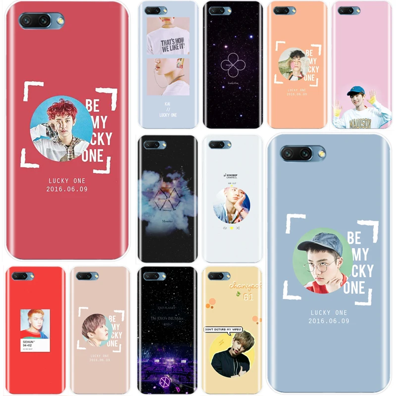 Чехол Kpop exo Lucky one KOKOPOP мягкий силиконовый чехол из ТПУ для телефона Huawei Honor 8 8C 9 10