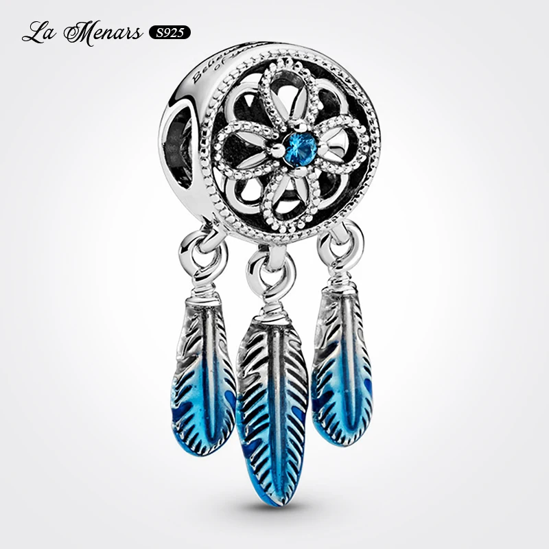 

La Menars Capture Dreams Bead Genuine 925 Sterling Silver Fit Original Pandora Charm Bracelet For Women Jewelry DIY Making