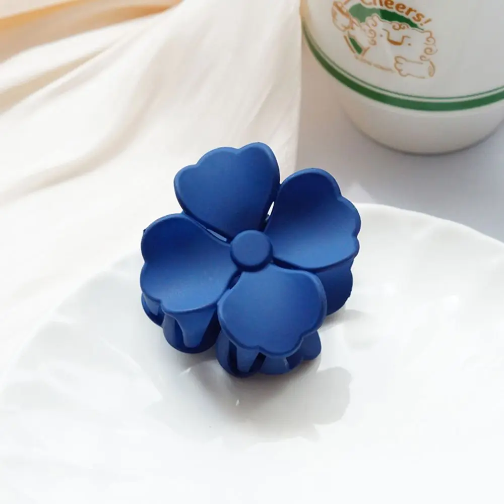 

Floral Candy Color Girls Resin Hair Claw Korean Style Hairpin Women Hair Accessories Morandi Shark Grip Clip
