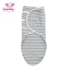 Легкий спальный мешок для улицы, хлопковое Пеленальное Одеяло для младенцев, одеяло с защитой от ударов ног, предметы первой необходимости для младенцев 0-6 м