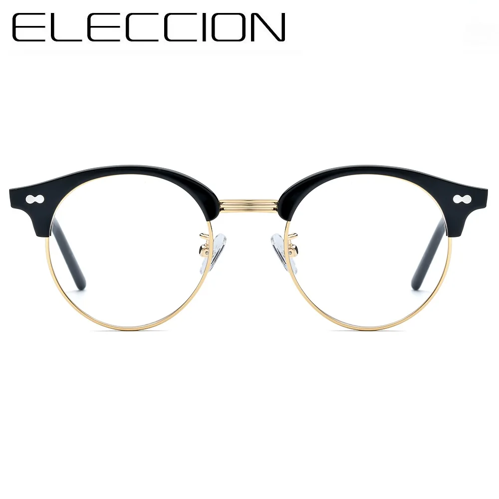 Новинка 2020 винтажные круглые оправы для бровей оптические очки близорукости по