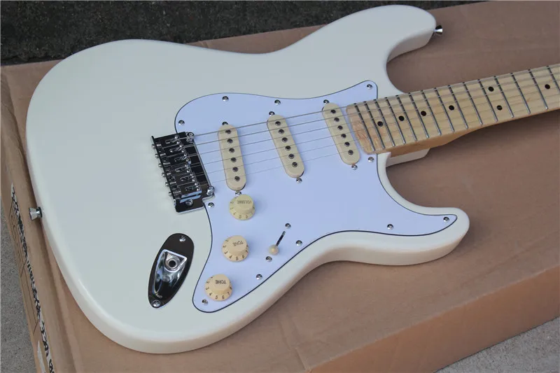 

Бесплатная доставка, высокое качество, Новое поступление белый 6 Строки Электрогитары в наличии БЕСПЛАТНАЯ ДОСТАВКА