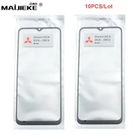 10pcs original front outer glassoca glue for samsung galaxy s20 fe m21s m31 prime note 10 lite touch screen glass replacement