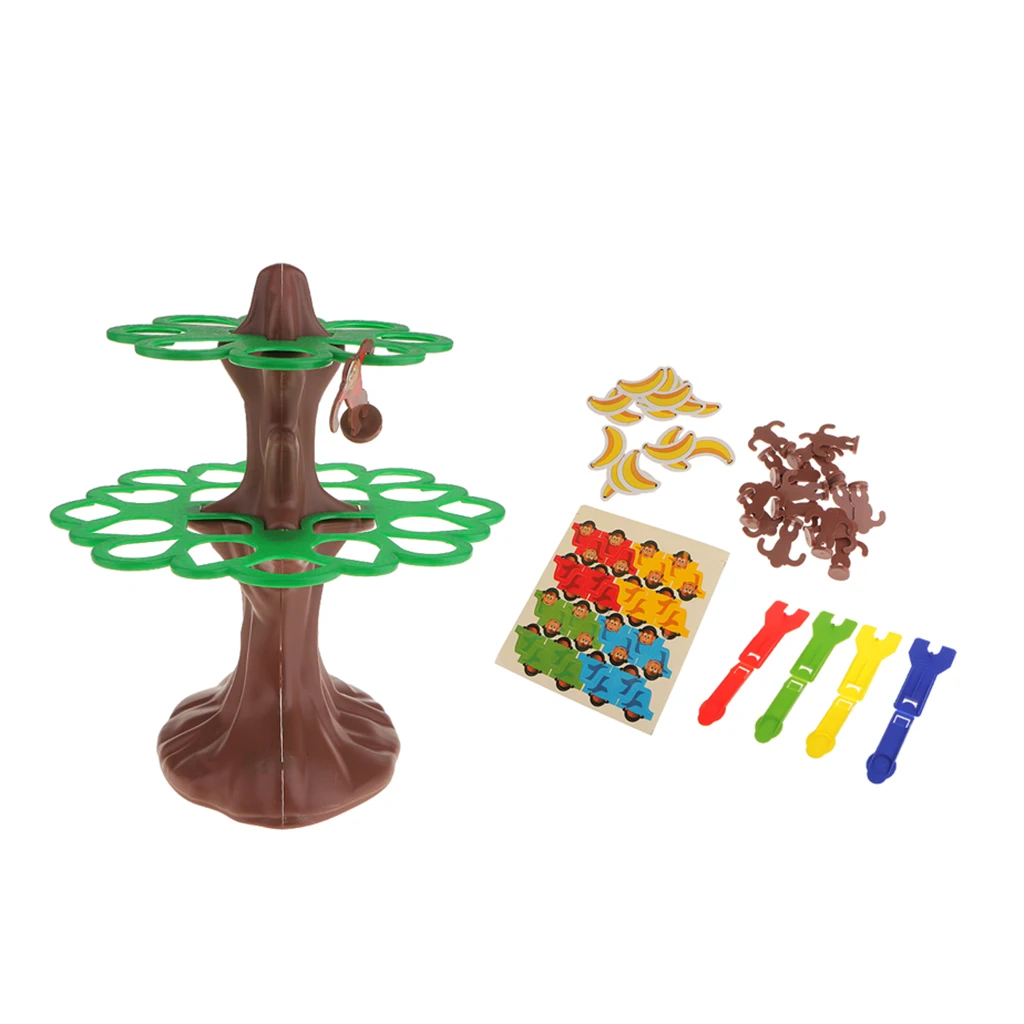 Мальчики Девочки прыжки обезьяны катапульты игрушка настольная игра для