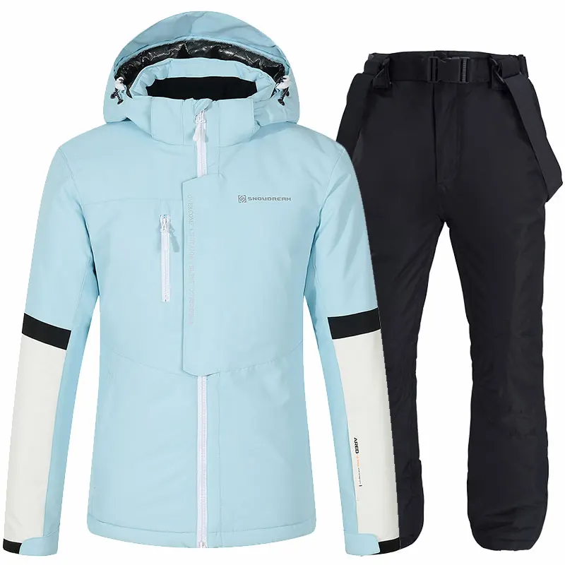 Ski Suit for Women Outdoor Windproof Waterproof Ski Jacket Ski Pants 2021 Winter Warm Female Snowboarding Suit Skiing Clothes