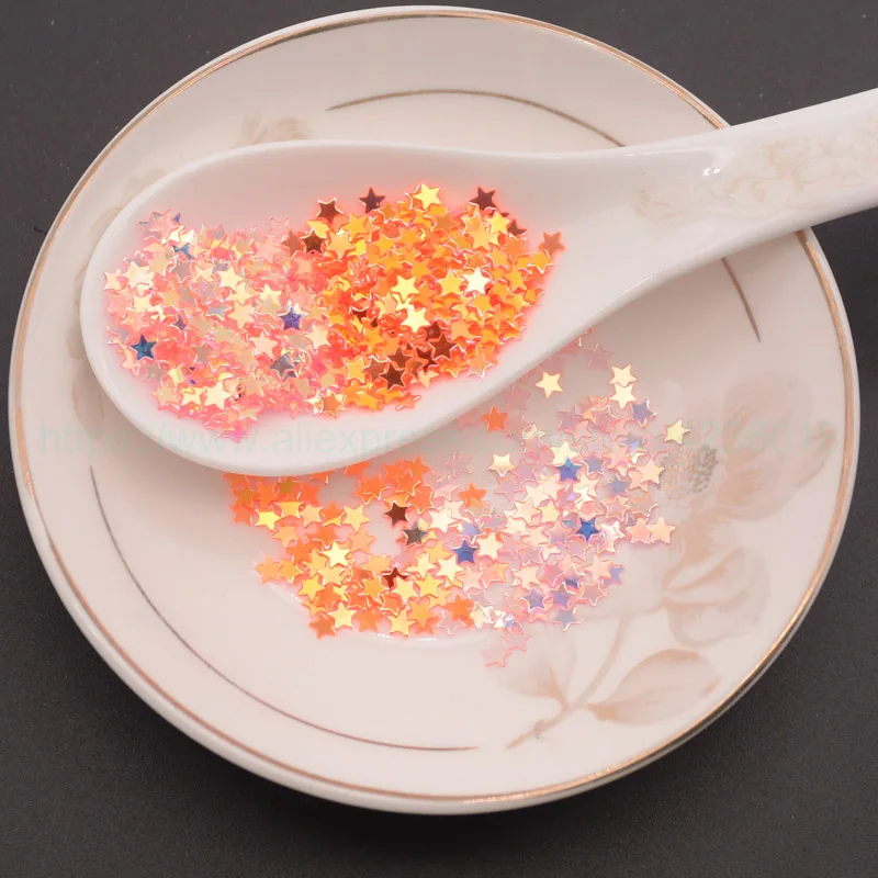 25 г 4 мм Супер Блестящие Блестки в форме звезды из ПВХ альбом для вырезок