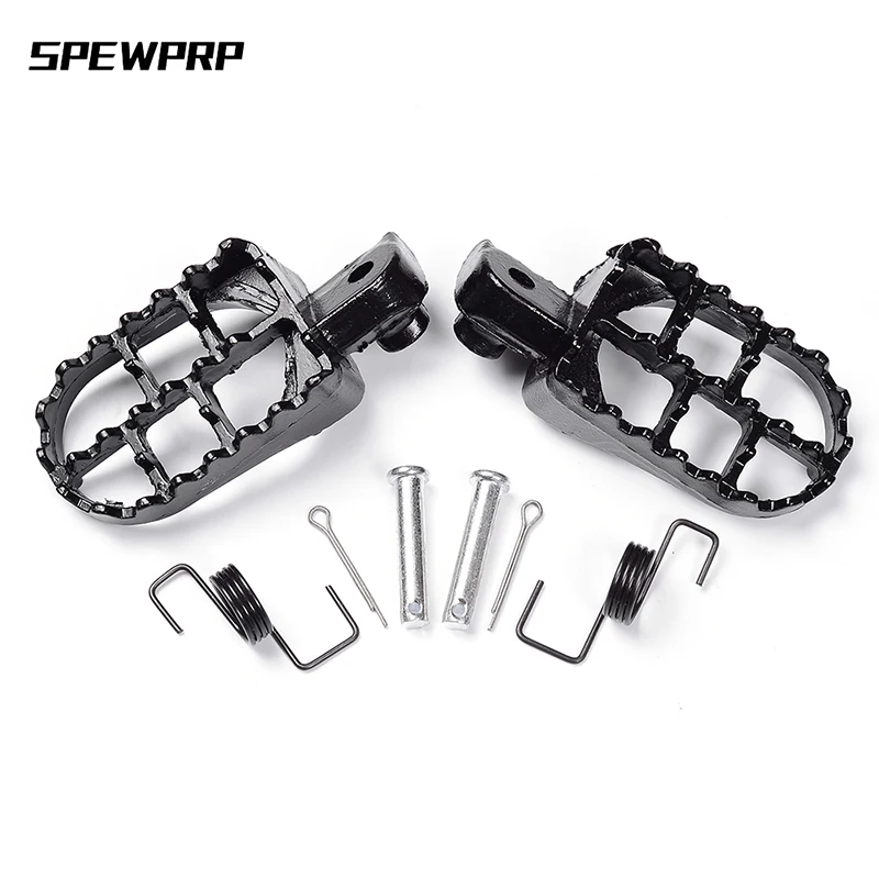 1 пара Противоскользящих мотоциклетных педалей SPEWPRP для Yamaha PW50 PW80 TW200 Honda CRF50 CRF70 XR50