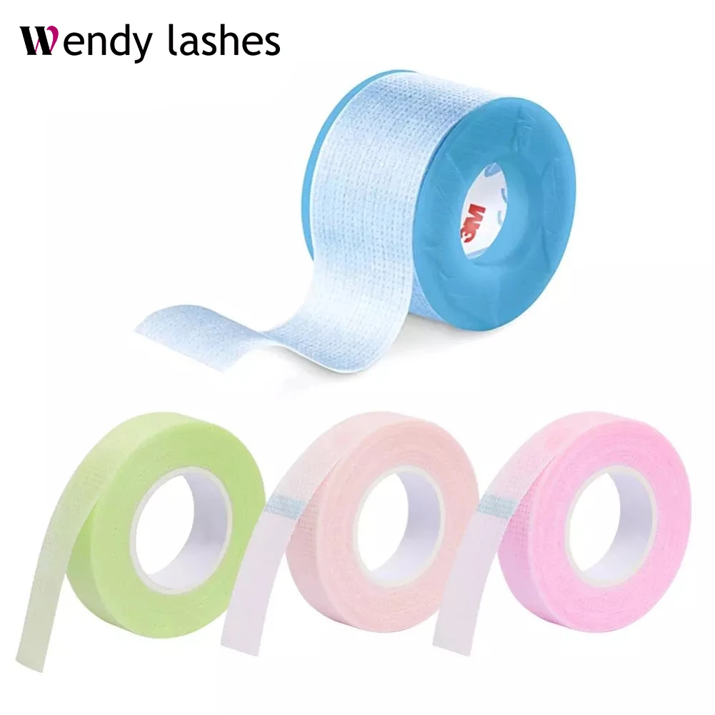 Зеленая клейкая лента для наращивания ресниц изоляция с отверстиями дышащие