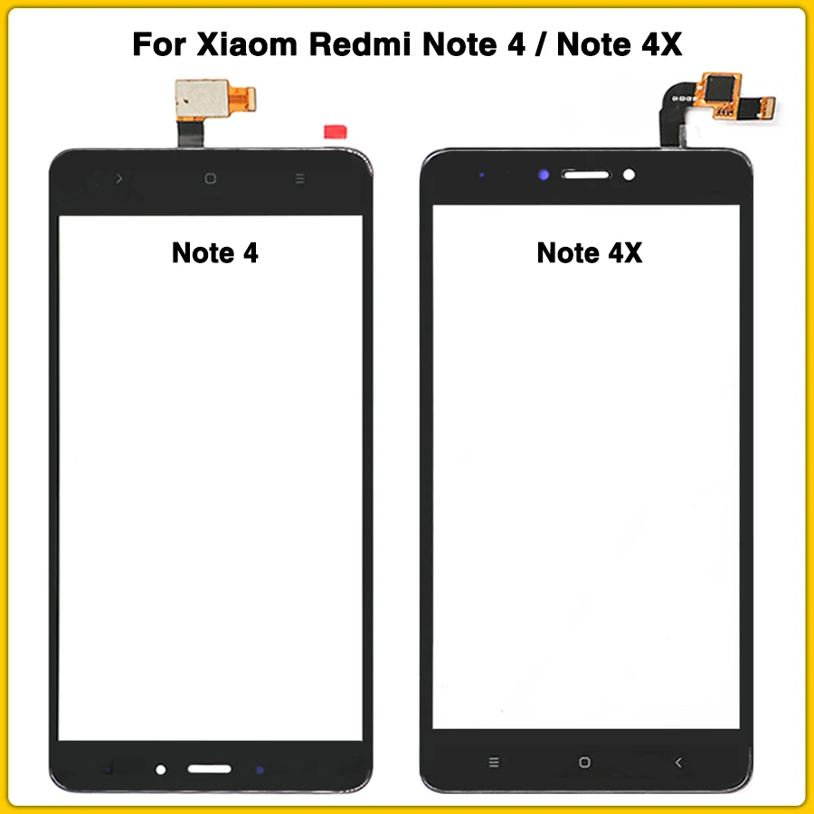 Новинка для Xiaomi Redmi Note 4 сенсорный экран для Xiaomi Redmi Note 4X Сенсорная панель дигитайзер сенсор ЖК-дисплей Переднее внешнее стекло