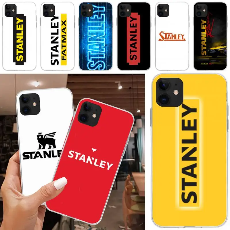 

Stanley Power Tool Phone Case Matching Coque Transparent For Iphone XR 11 12 13 Pro X XS Max 6 7 8 6s Plus SE2020 Case
