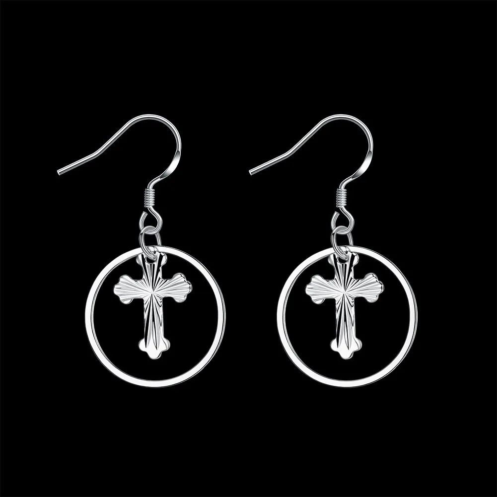 

Korean Fashion Piercing Silver 925 Hoop Stud Dangle Hanging Earrings For Women Teens 2021 Trend Jewelry Ear Cuffs