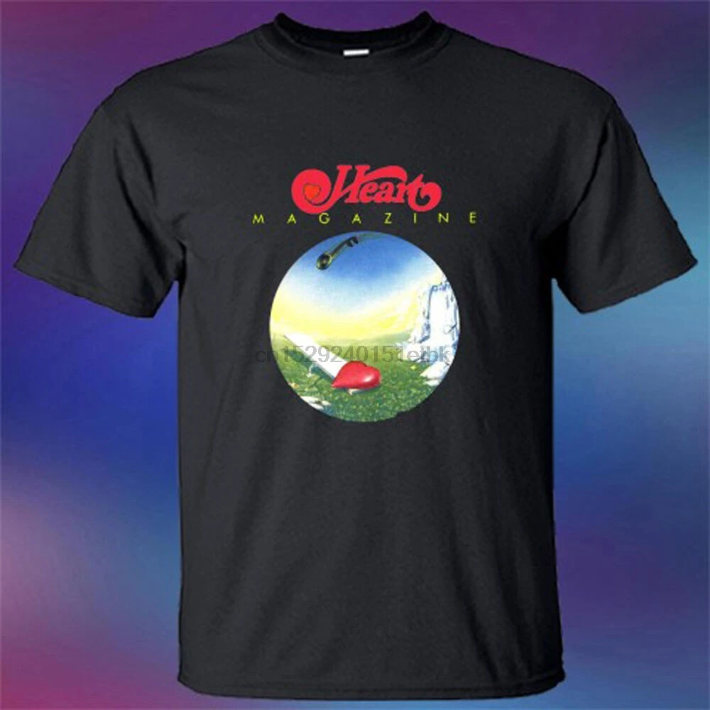 Новинка Обложка для альбома в виде сердечка журнала Мужская черная футболка