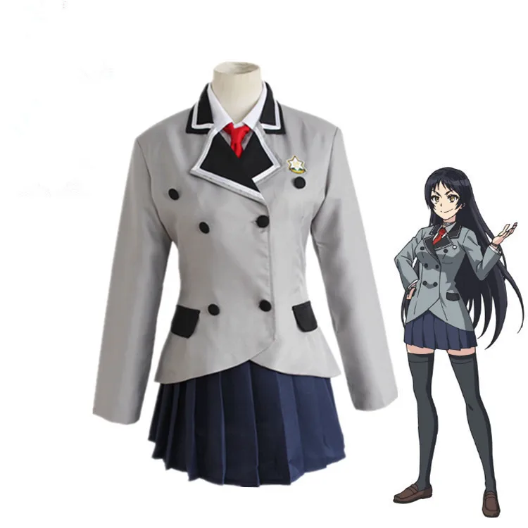 Аниме Shimoneta To Lu Gainen Ga Sonzai Shinai taiкутsu Na Sekai Косплей костюмы Kajo Ayame школьный полный