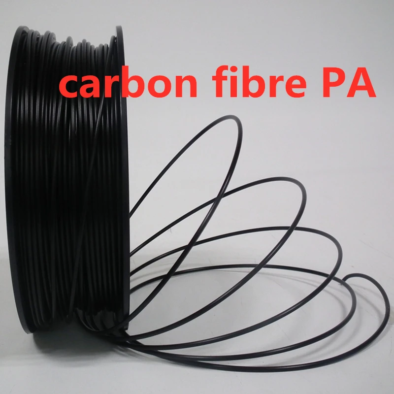 3D Printer Filament PA-CF Carbon Fiber 1.75MM Reinforced FDM Material Printing 1KG Special  Imitate Static Electricity