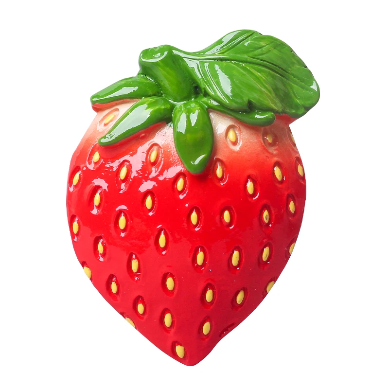 

Refrigerator Magnets Set Strawberry Pineapple Durian Bamboo Refrigerator Magnetic Sticker Decorative Kitchen Refrigerator Magnet