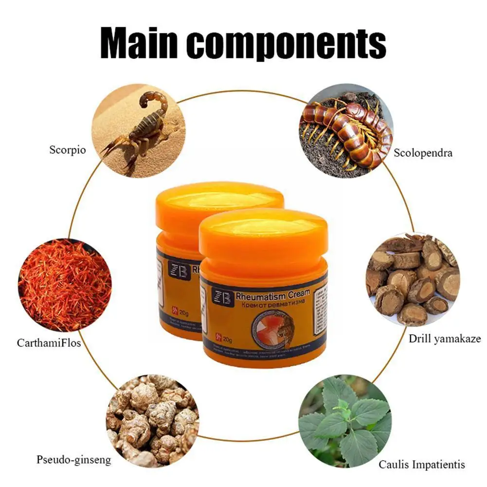 

20g Pain Analgesic Cream Ointment Powerful Efficient Arthritis Muscle Headache Stasis Relief Neuralgia Acid Rheumatism Pain P0U3