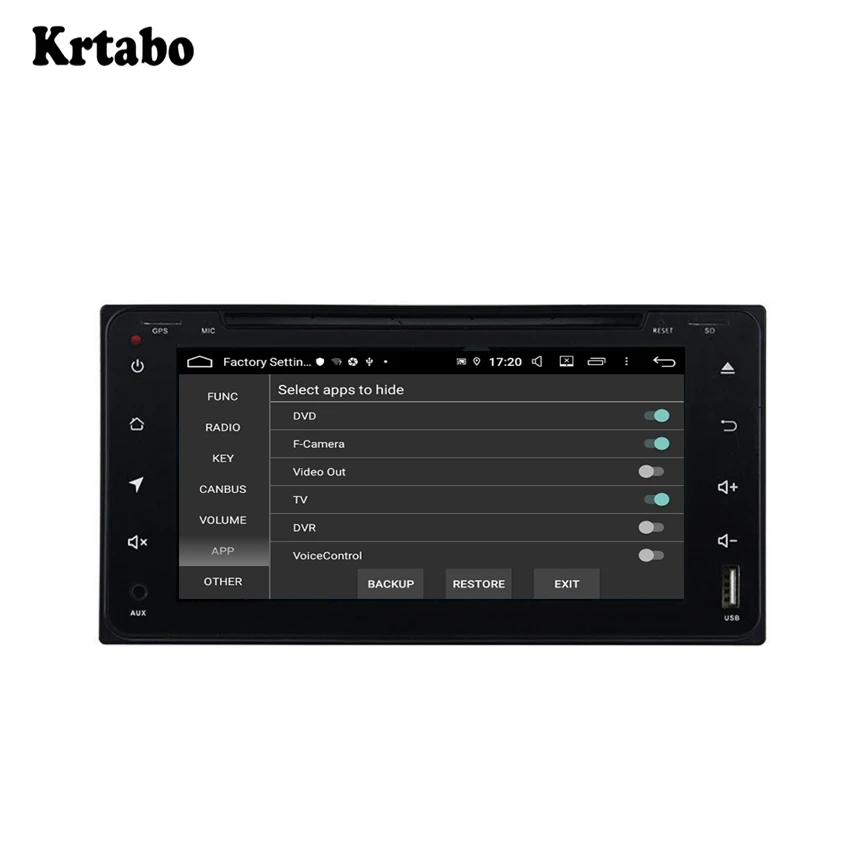 Krtabo для Toyota Rav4/Corolla/Vios/Hilux/Land Cruiser/Fortuner/Prado/Terios 2006-2010 Автомобильный