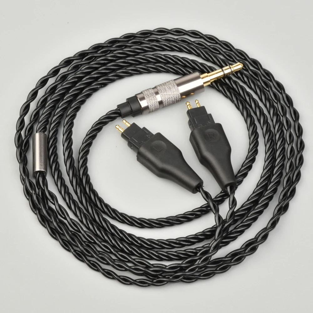 

Replacement Audio Upgrade Cable For Sennheiser HD600 HD525 HD545 HD565 HD580 HD650 HD414 HD650 HD25 Headphones 2.5/3.5/4.4mm