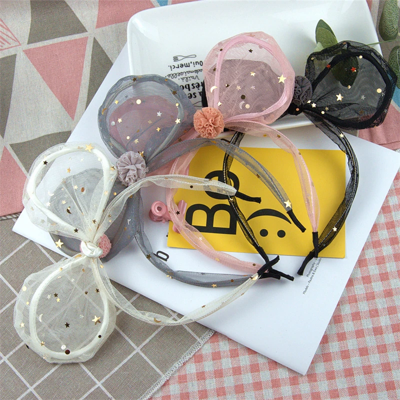 Рождественская повязка на голову с ушками Микки и Минни ободок для дня рождения