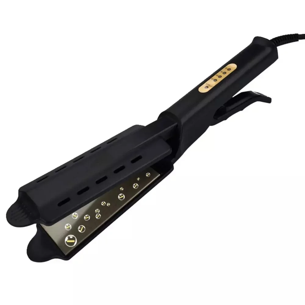 

Hair Straightener Four-gear temperature adjustment Ceramic Tourmaline Ionic Flat Iron Hair Straightener For Women Widen panel
