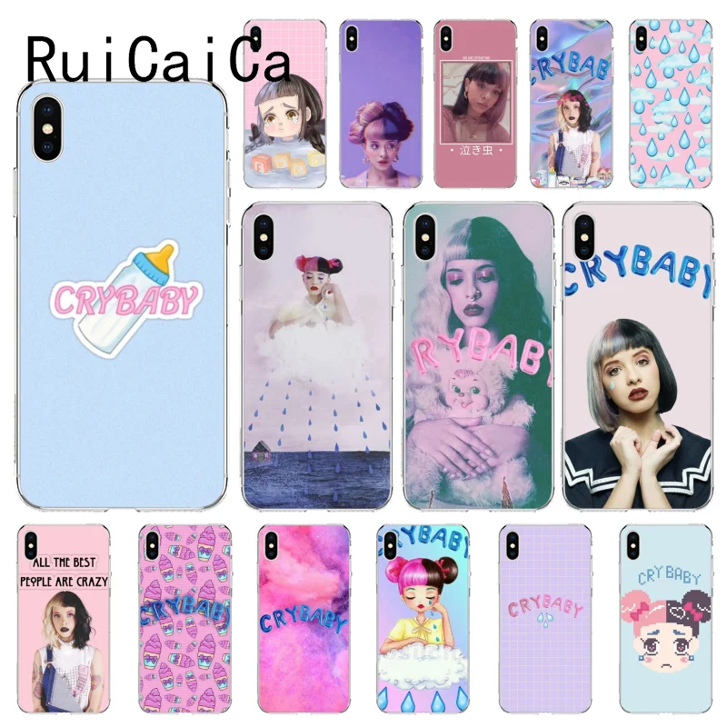 RuiCaiCa Мелани Мартинес Cry baby TPU телефон чехол для iphone 8 7 6 6S Plus X XS MAX 5 5S SE XR 10 11pro