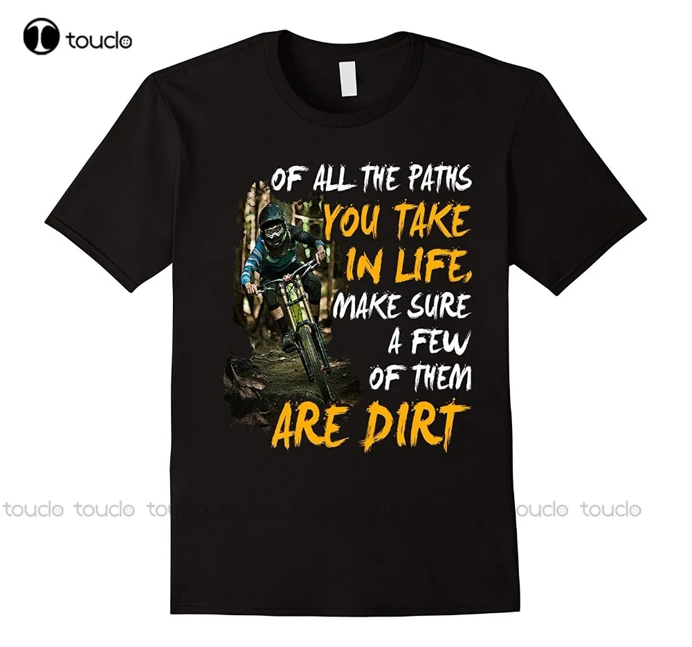 

New Mens T Shirts Of All Path...Mountain Biker Mtb Tshirt 100% Cotton Brand New T-Shirts Custom Aldult Teen Unisex