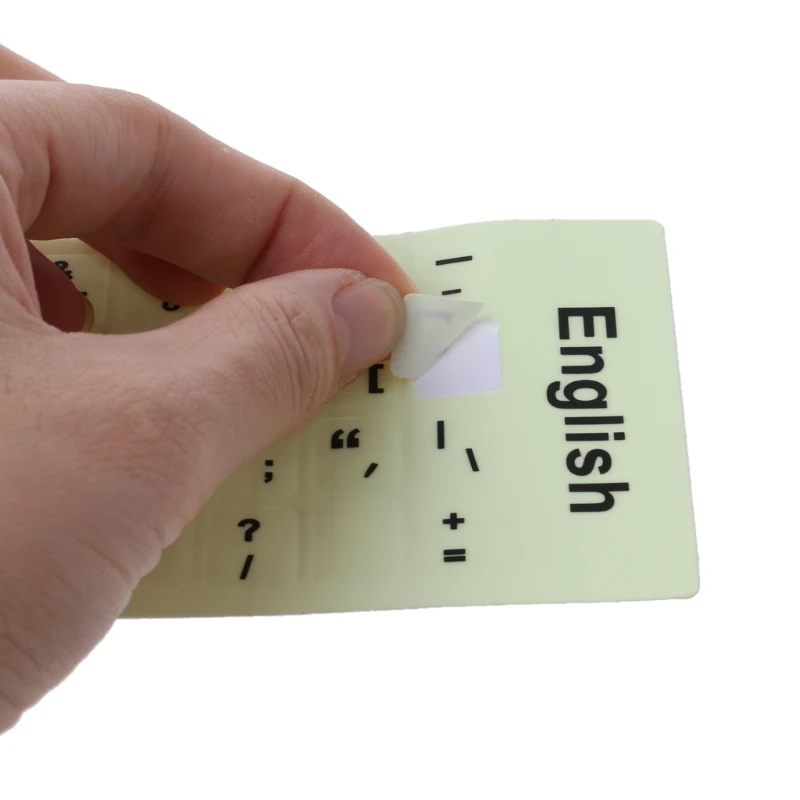 

Fluorescent Keyboard Stickers Different Optional Language Luminous Waterproof Keyboard Protective Film Drop Shipping