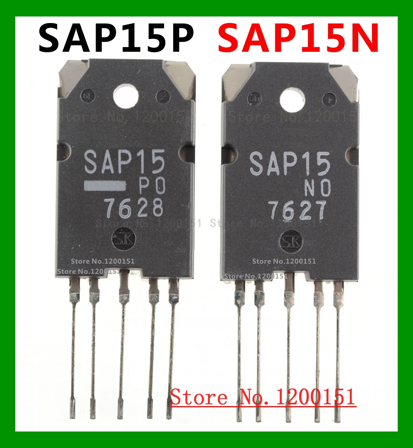 SAP15 SAP15PO SAP15NO SAP15PY SAP15NY TO3P-5