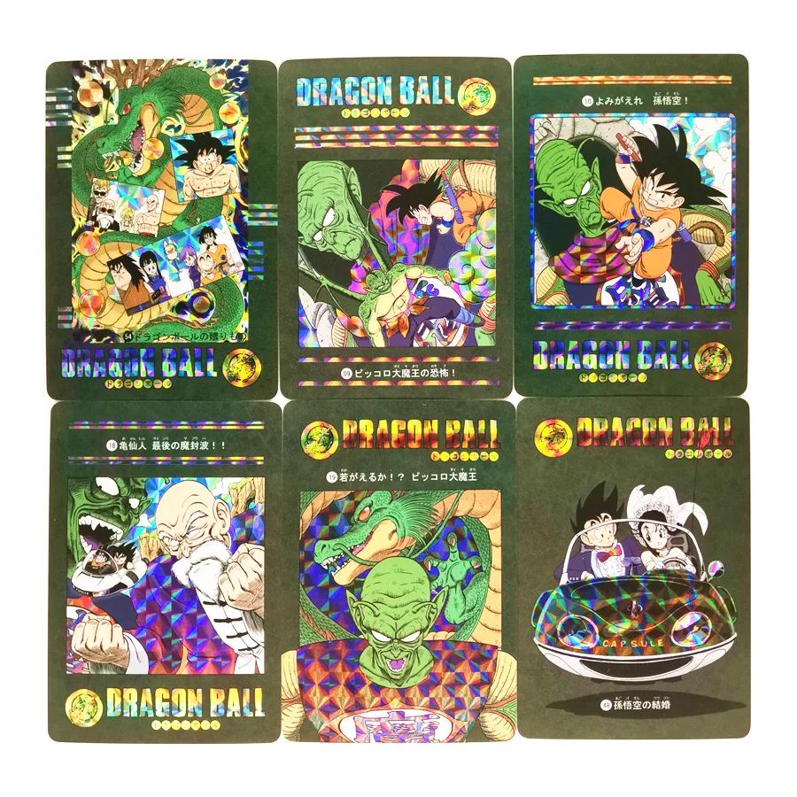 54 шт./компл. Супер Saiyan Goku Dragon Ball бурной ситуации пикколо героев карточной ультра