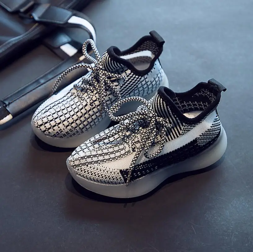 Весенне-летние детские кроссовки спортивная обувь для мальчиков и девочек