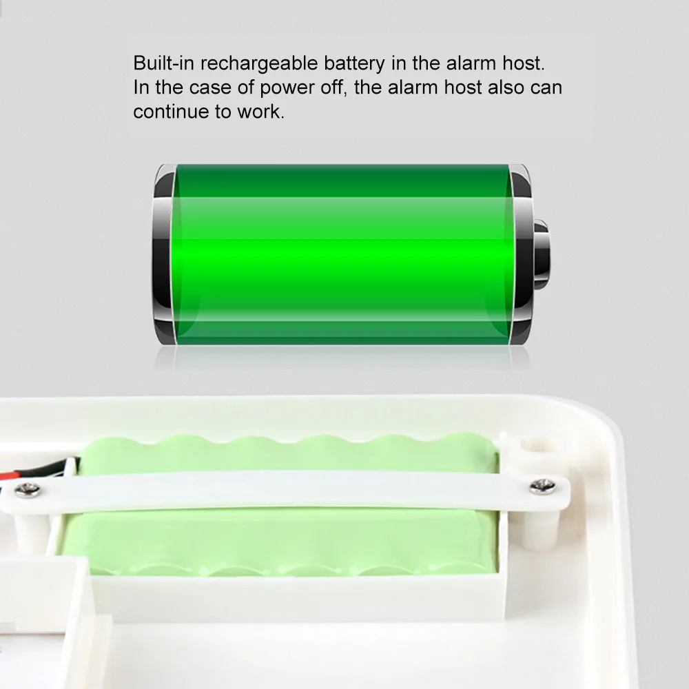 GSM сигнализация с цифровым ЖК дисплеем домашняя система безопасности без