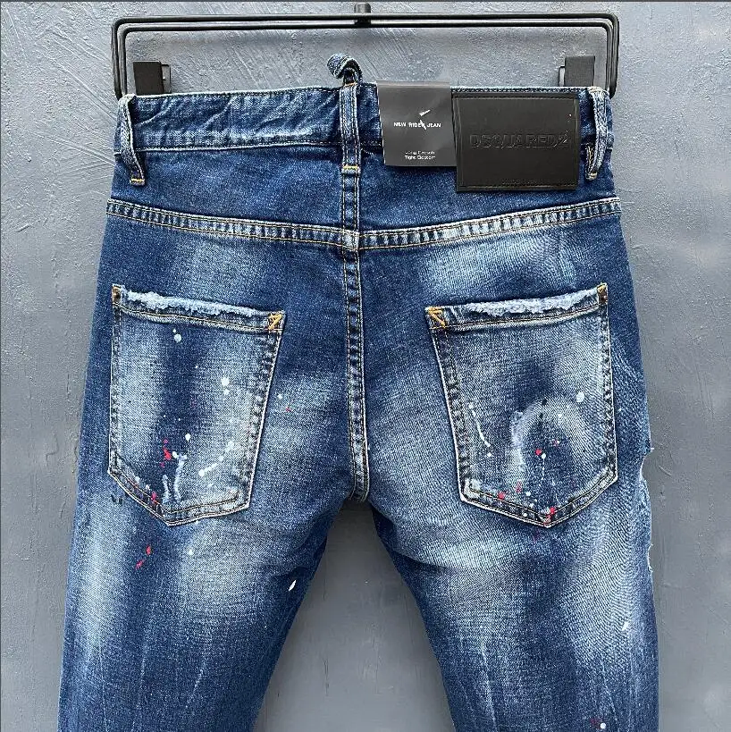 jeans 2021 Hot classic,Authentic DSQUARED2,Retro,Italian brand ,Women/Men Jeans,locomotive,Jogging jeans,DSQ039
