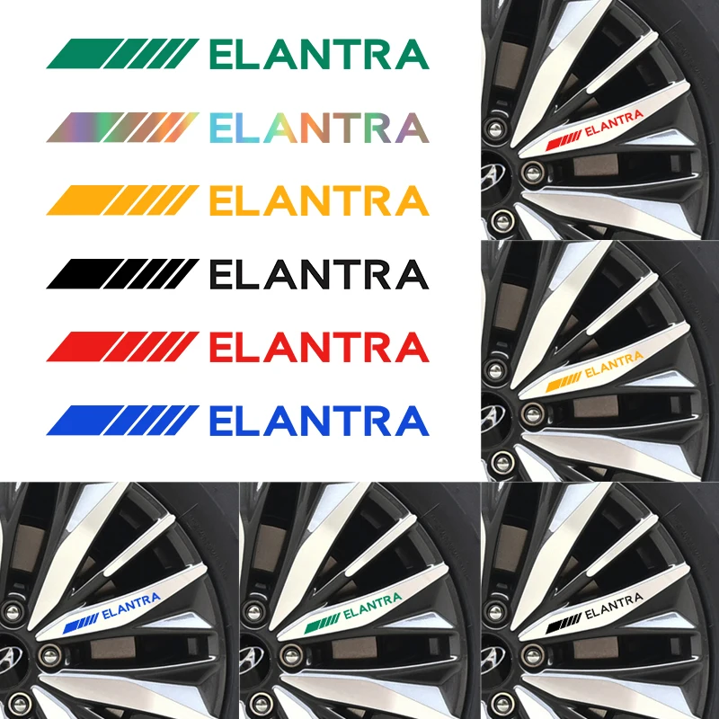 4 шт. Стайлинг автомобиля декоративные наклейки эмблема Значки для hyundai elantra