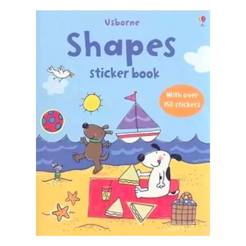 

Первая наклейка в форме книги Usborne