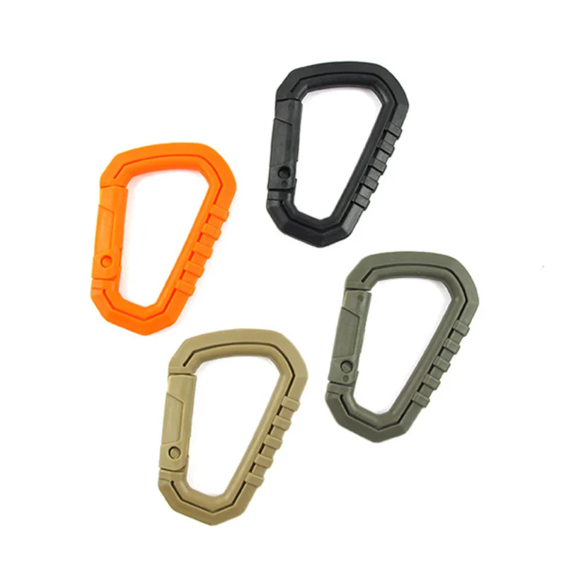 

EDC Outdoor Medium Tactical Carabiner ITW Molle Buckle Hook Backpack Molle System D Buckle Military Camping Climbing Accessories