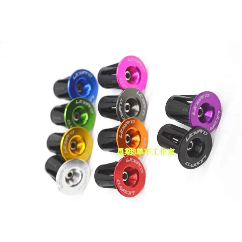 LITEPRO Grip Bar Ends фиксаторы торцевые заглушки сплав Руль велосипед 11 цветов | Спорт и