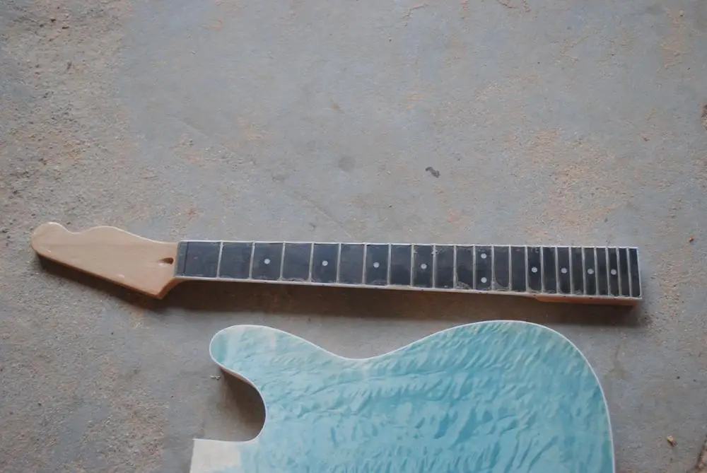 Разобранная гитара набор гитарная вязка для тела diy Гитарный комплект клен грифа