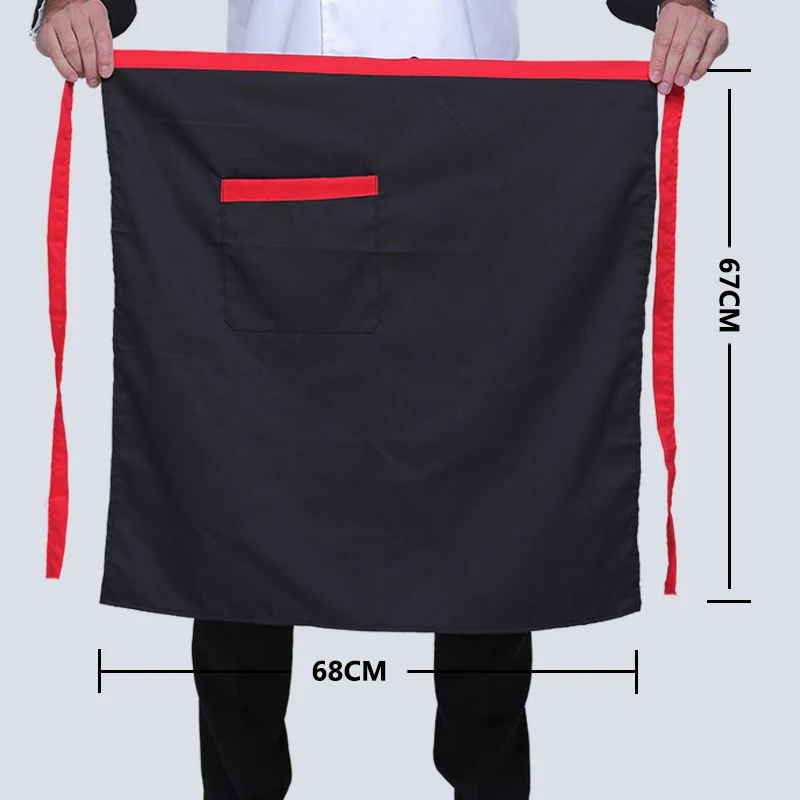 Vdakaer Новые Кухонные фартуки средней длины с длинной талией фартук для поваров