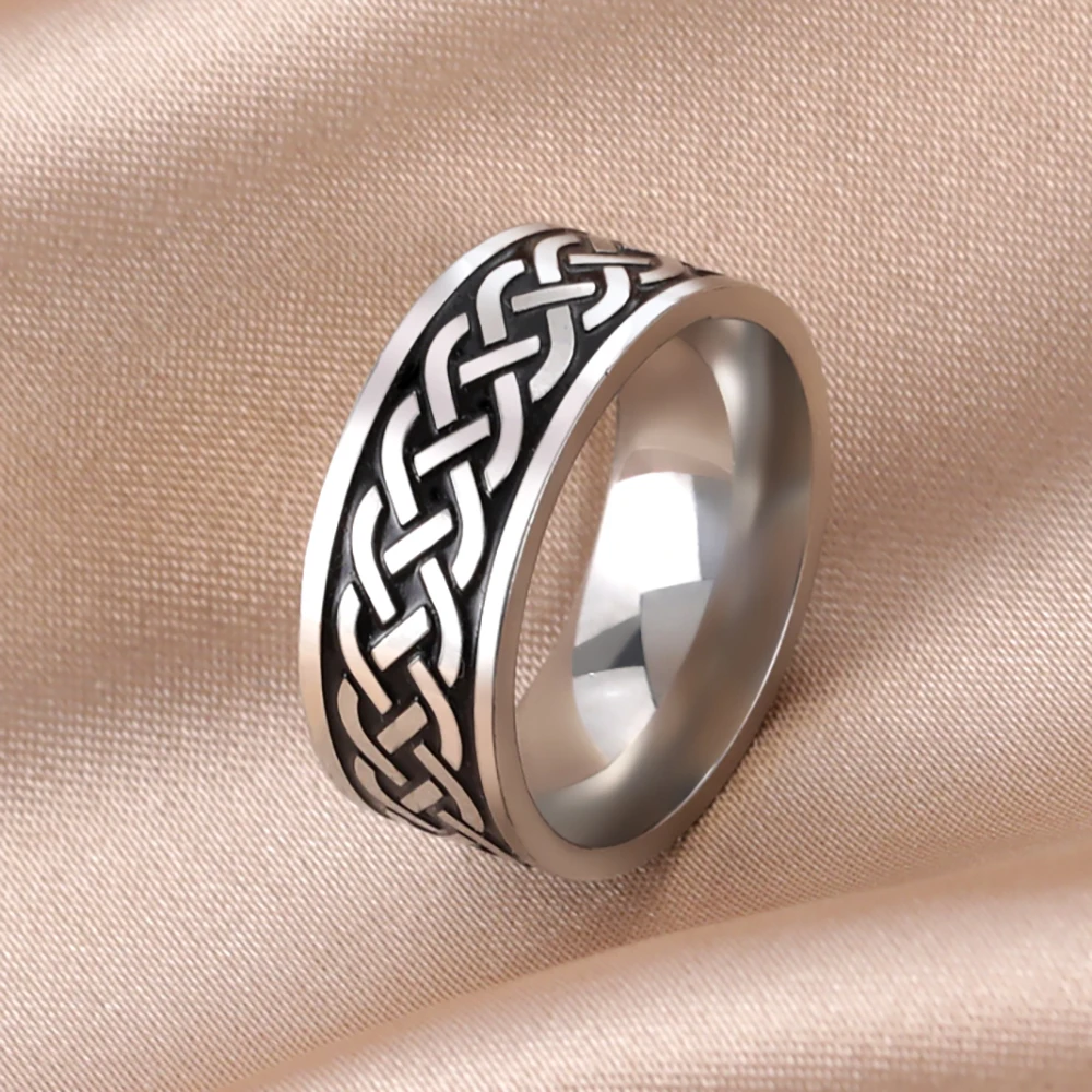 

Vintage Odin Rune Viking Celtics Knot Ring Norse Style Rings For Women Men Nordic Amulet Stainless Steel Jewelry Gift 2022 New