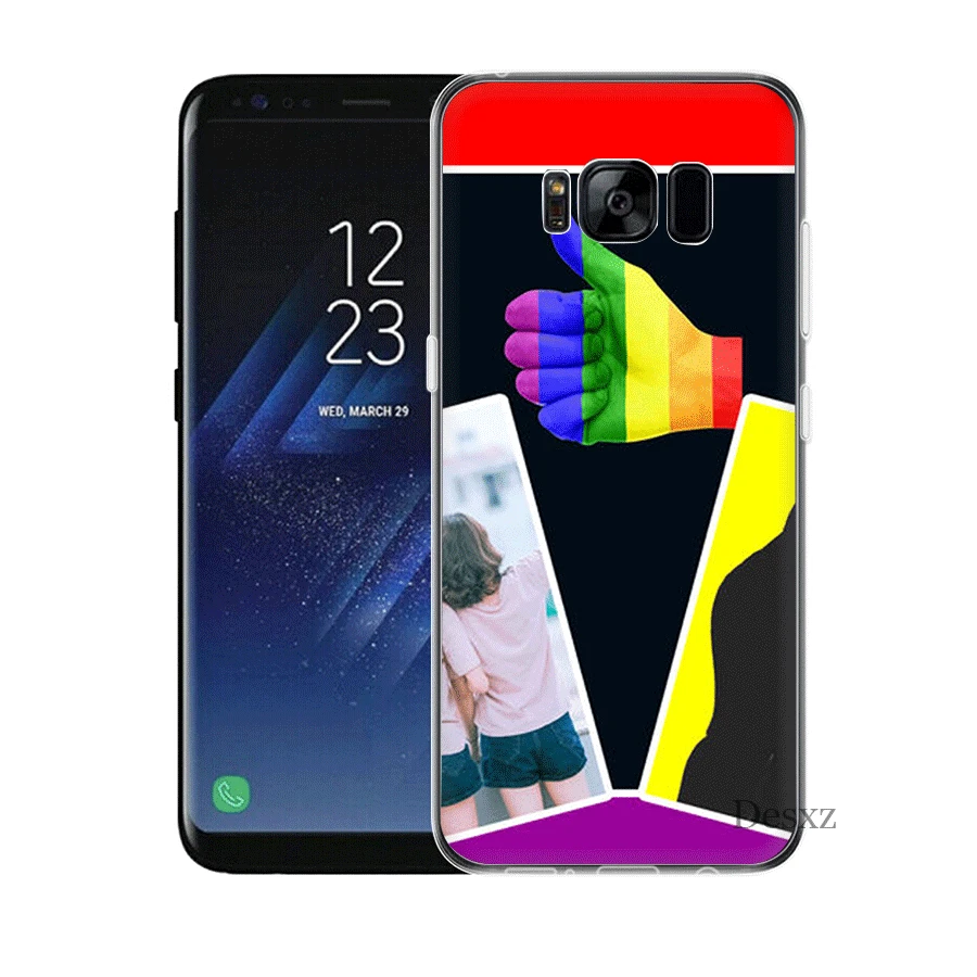 Чехол для телефона Samsung S3 S4 S5 S6 S7 S8 S9 S10E S10Plus Note 8 9 M10 M20 M30 M40 гей лесби Радужный Флаг