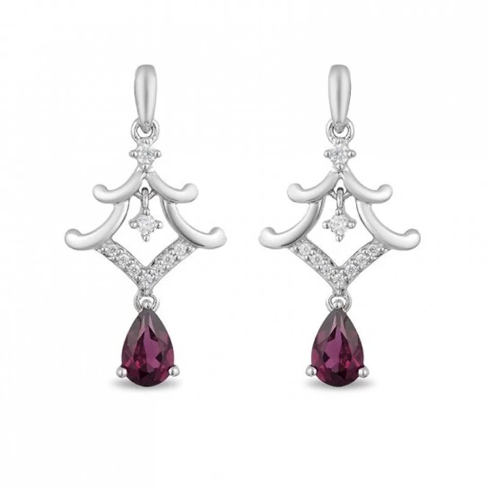 

HESHI Diamond Pagoda Drop Earrings