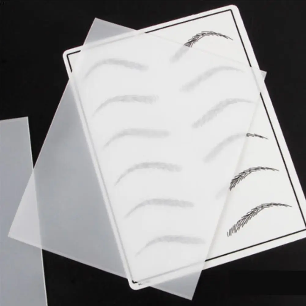 

Dual Side Blank Tattoo Practice Skin Translucent Permanent Makeup Eyebrow Lips Latex Skin Sheet For Beginner Training