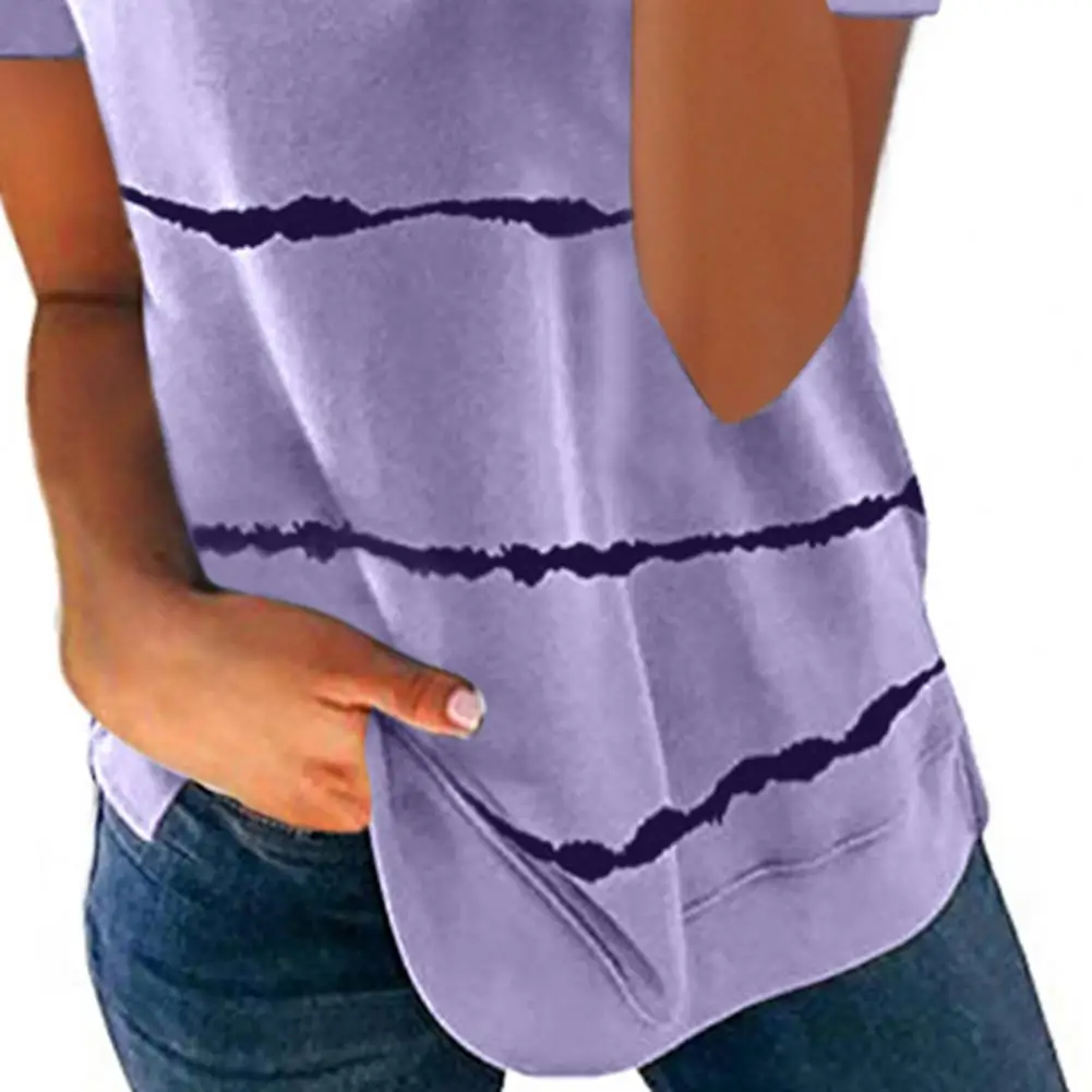 

Loose Casual Tie Dye T Shirt Women Ladies Summer Cool O Neck Short Sleeve T-Shirt Tops Female Street Beach Outfit daily wear