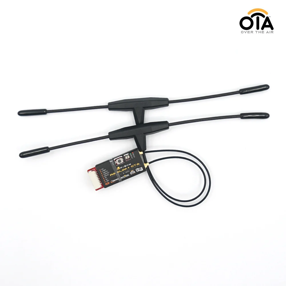FrSky R9 Slim + receptor OTA acceso 900MHz largo alcance 6 salidas PWM con antenas duales T-2