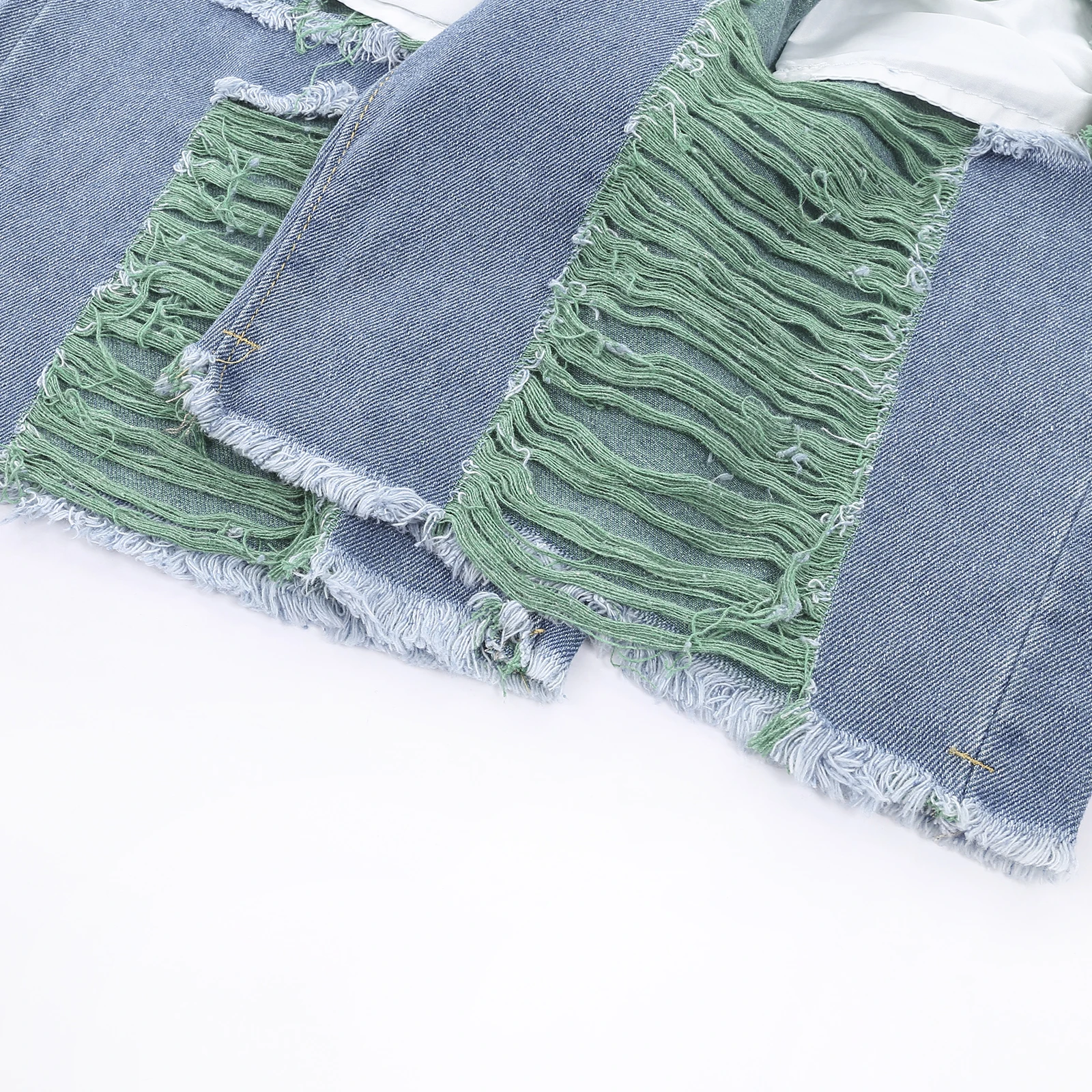 

Summer Women Sexy Hole Denim Shorts with Pockets Ladies Hollow Out trendy Ripped denim shorts street hipster Pants Clothing