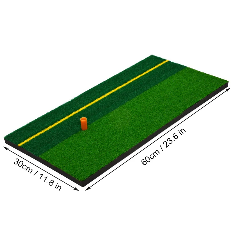 

30x60cm Golf Practice Mat Artificial Lawn Grass Pad Green Backyard Tee Golf Hitting Mat Golf Training Gym Outdoor Home Sport