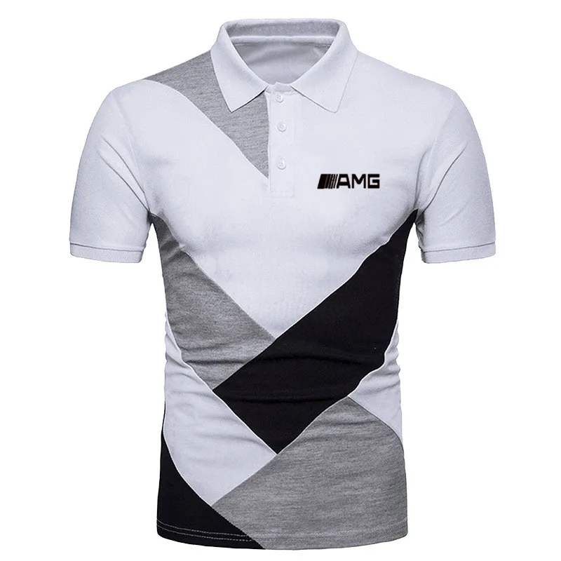 

Benz AMG CAR POLO Shirt Car Men's Hoodie Summer 2021 Short Sleeve Shirt Casual Polo Shirt Cotton Breathable Slim T-shirt DG+08