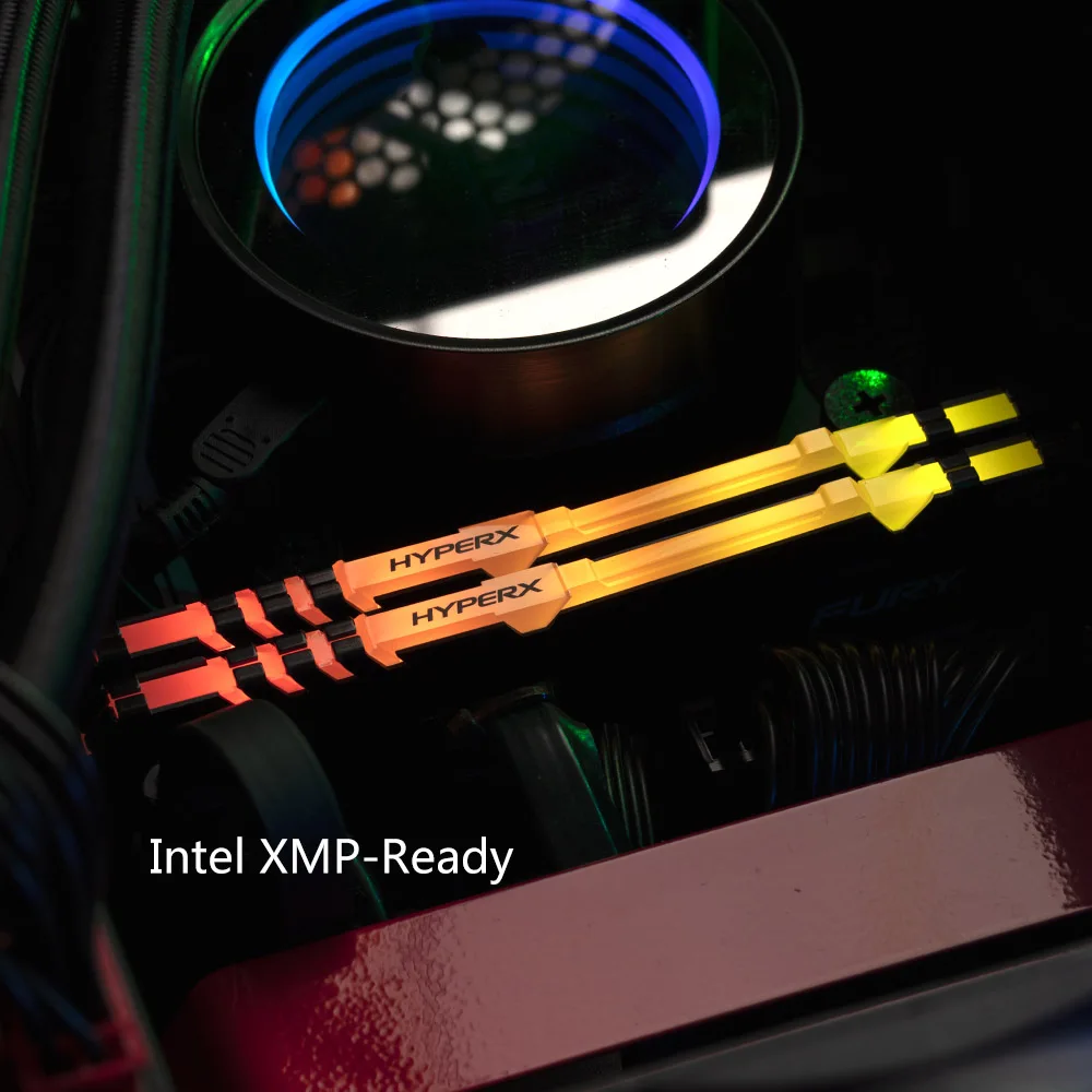 Kingston HyperX FURY 8 Гб 16 Гб DDR4 2666 МГц 3200 МГц ОЗУ Компьютера Памяти CL15 DIMM XMP рабочего стола внутренняя память для игр